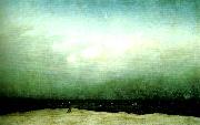 Caspar David Friedrich monk by the sea France oil painting artist